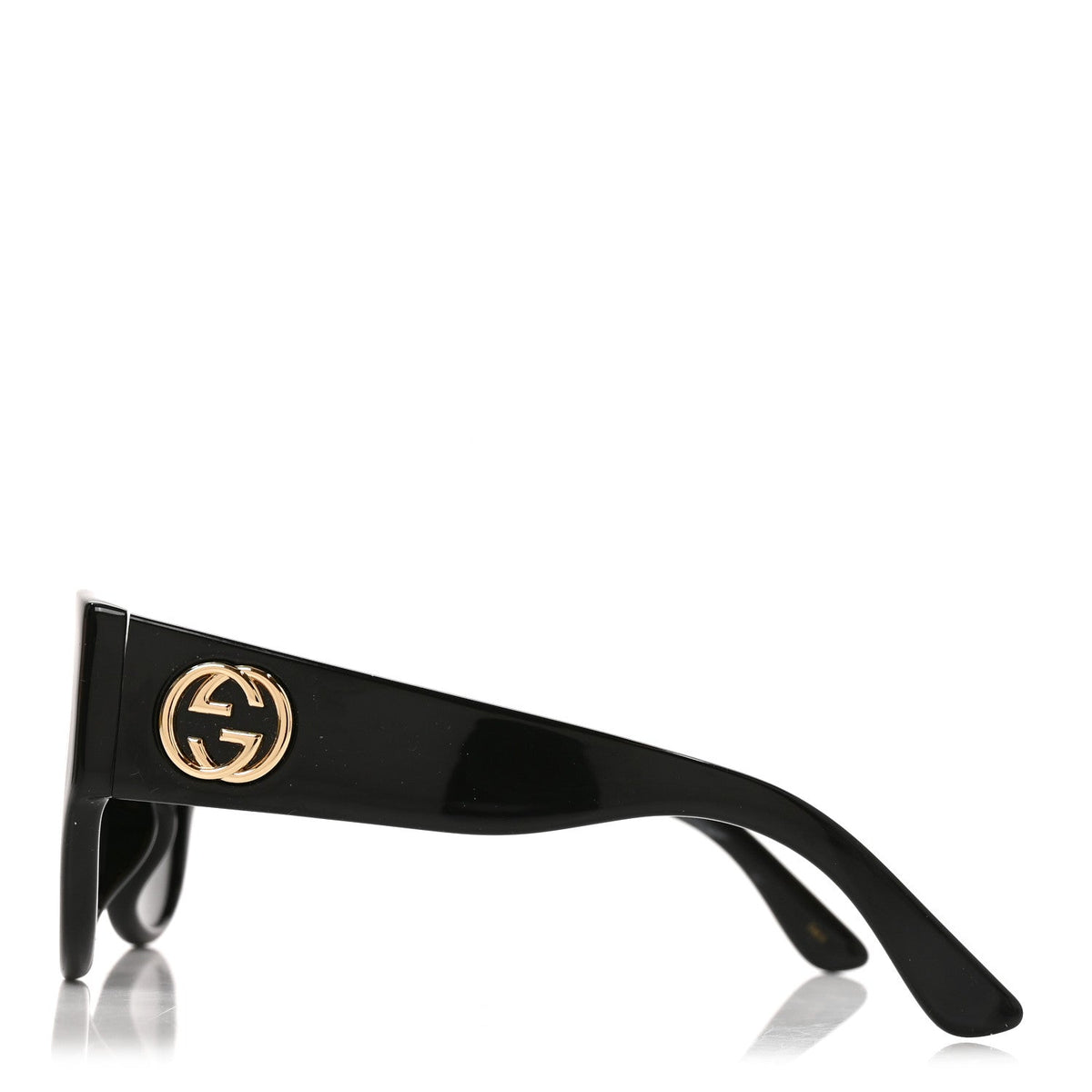 Acetate Square Frame Sunglasses GG0142SA Black