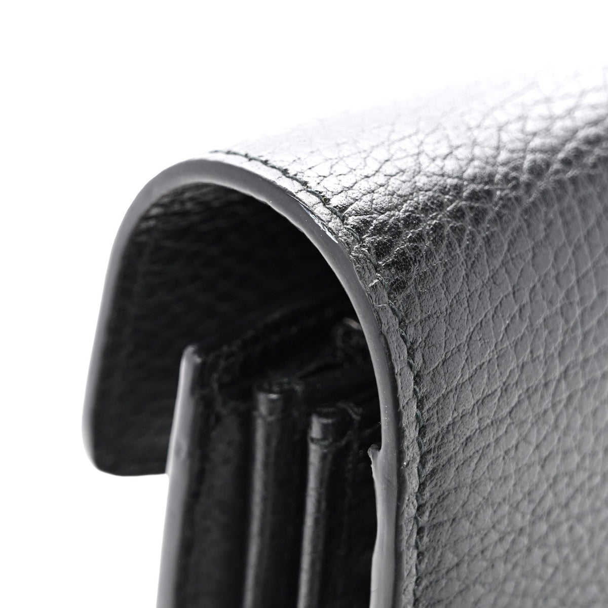 Calfskin Mini Dionysus Chain Wallet Black