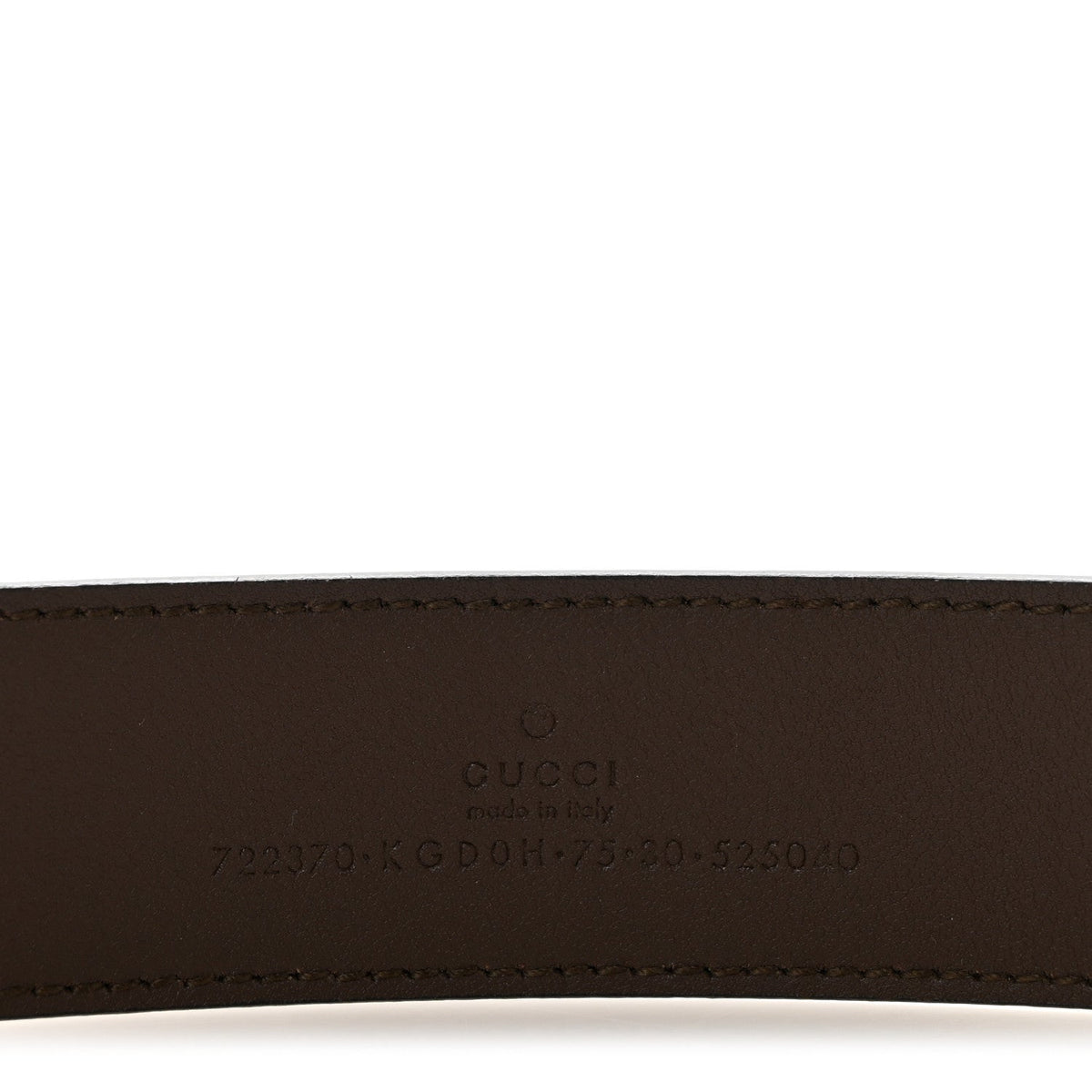 Supreme Monogram Calfskin Rectangular Belt 75 30 Brown