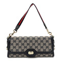 GG Monogram Small Luce Shoulder Bag Beige Blue