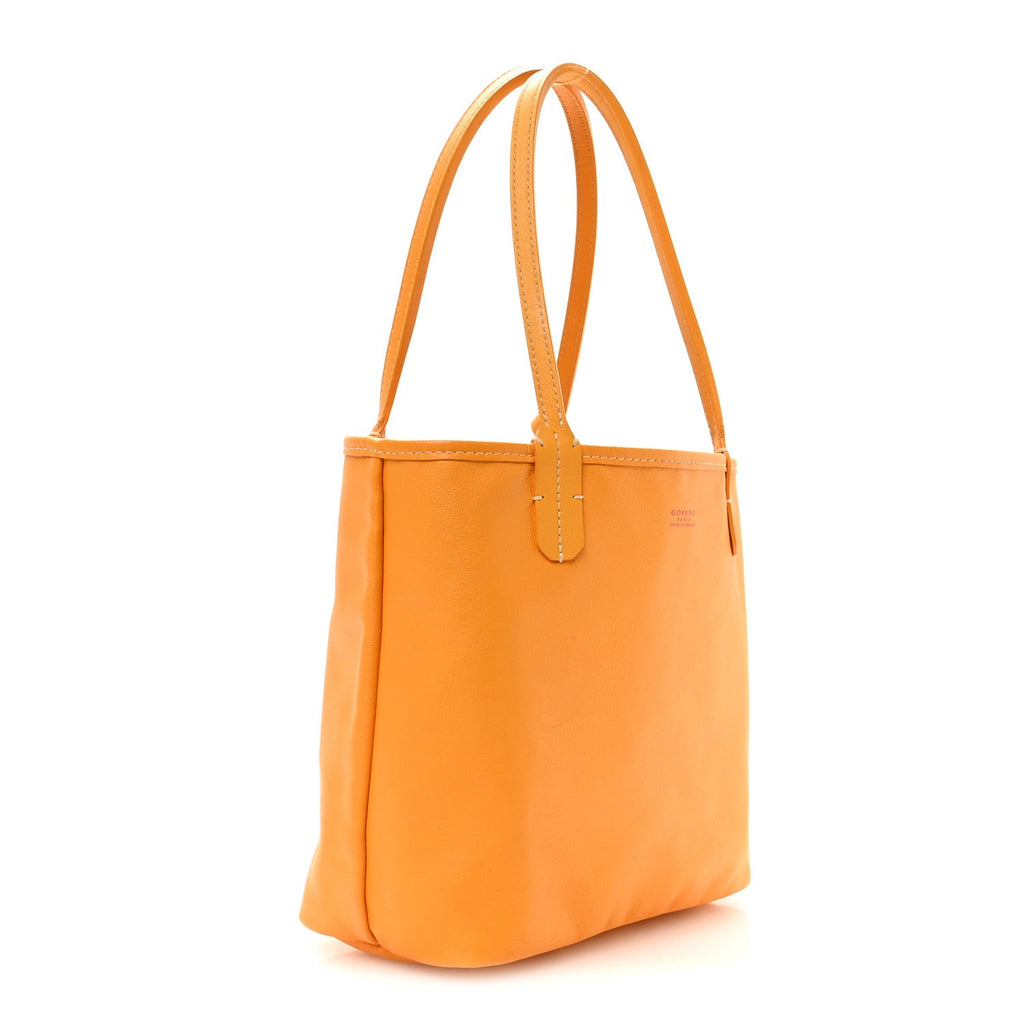 Goyardine Reversible Mini Anjou Yellow