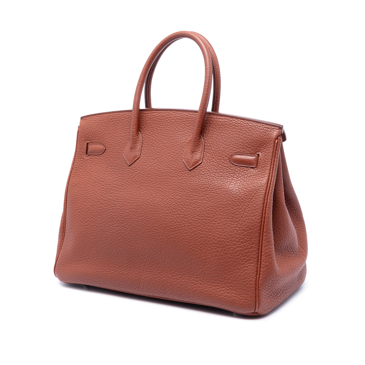 Birkin Handbag Red Togo with Palladium Hardware 35