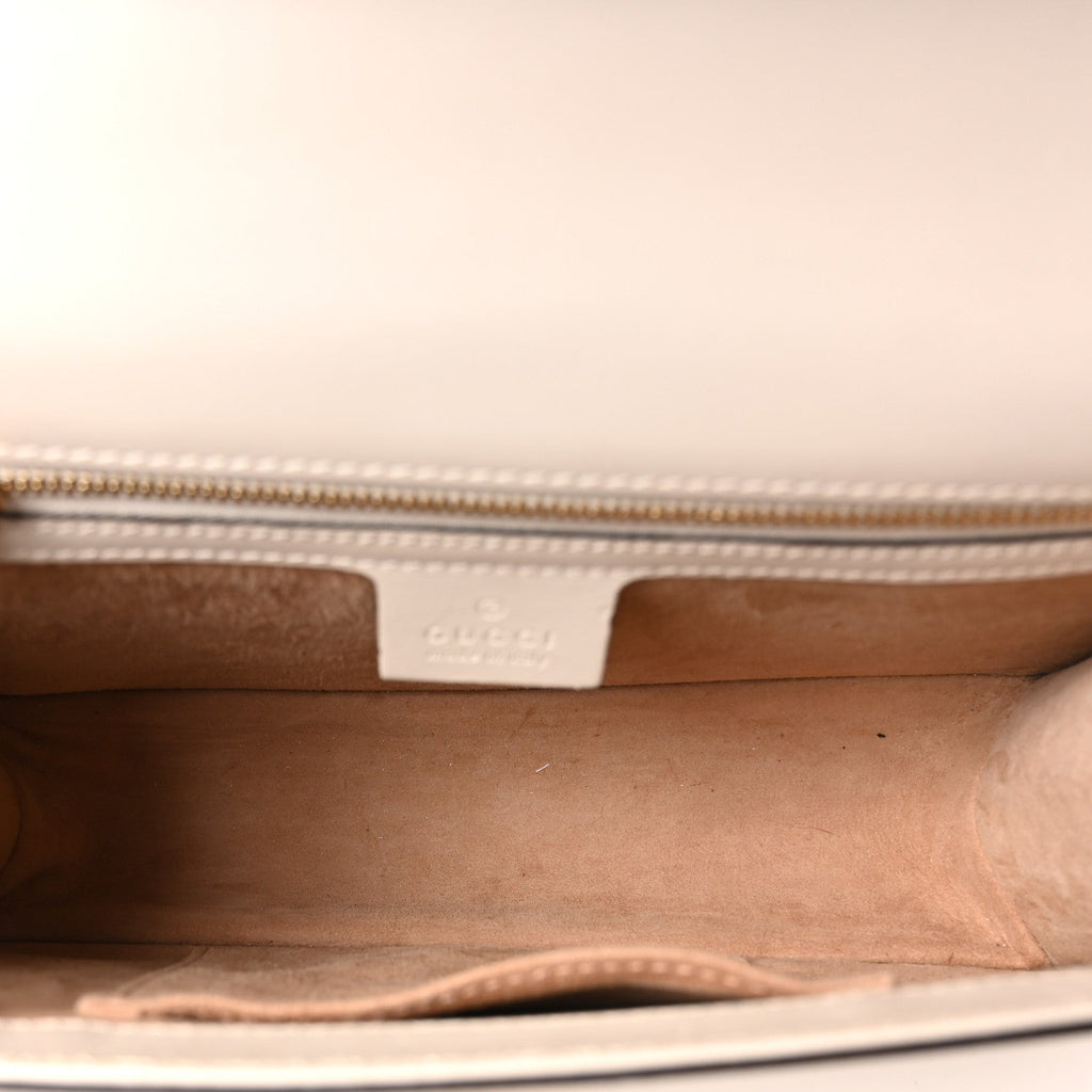 Calfskin Small Sylvie Shoulder Bag Off White