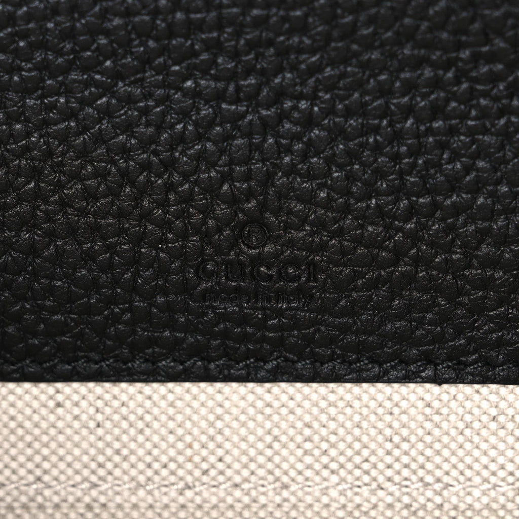 Piuma Calfskin Jumbo GG Embossed Super Mini Messenger Bag Black