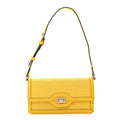 GG Monogram Scratch Lux Calfskin Mini Luce Shoulder Bag Yellow