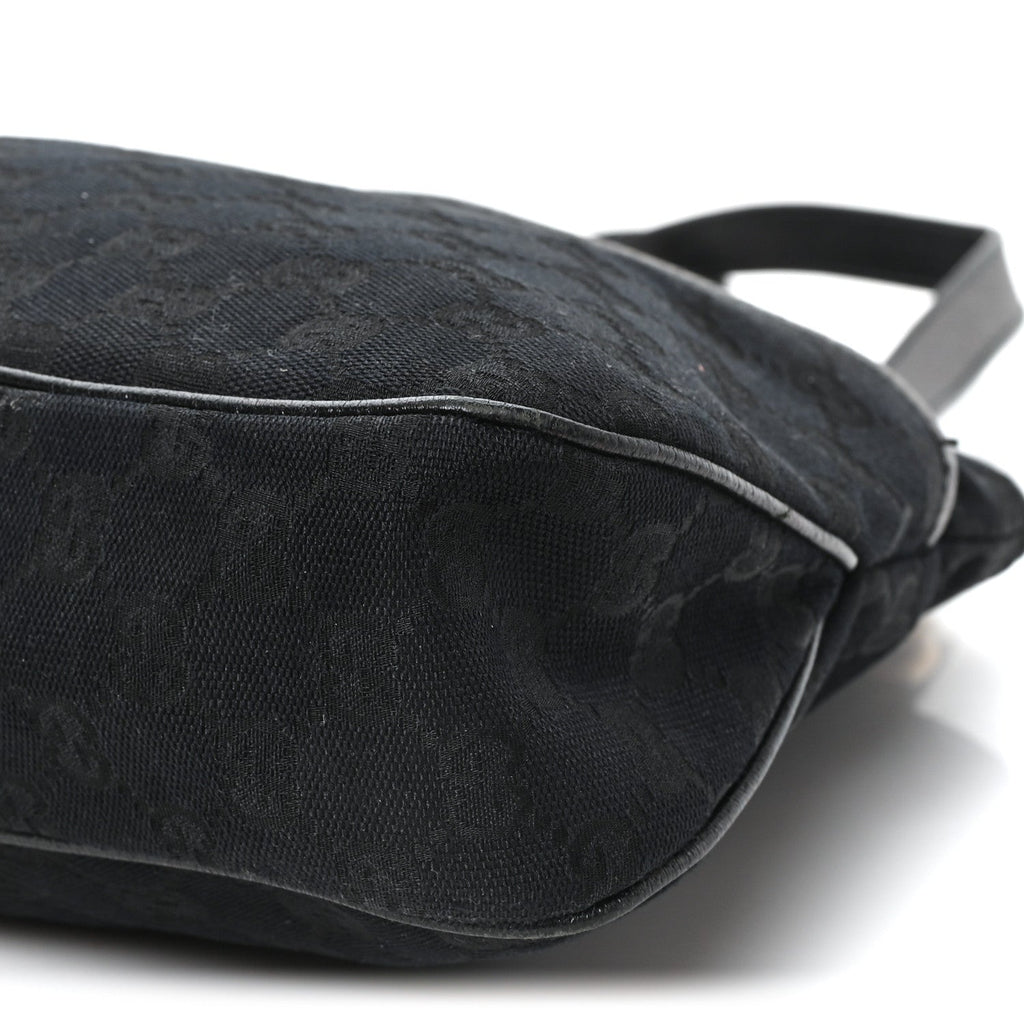 Monogram Medium Charmy Shoulder Bag Black