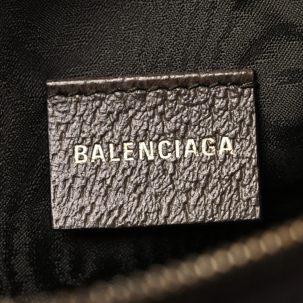 X BALENCIAGA BB Supreme Monogram Web Mini Ophidia Messenger Beige New Acero