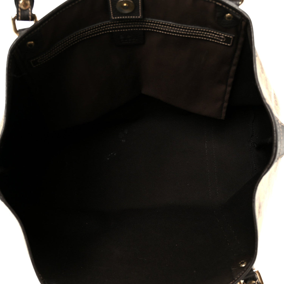 Crystal Monogram Medium Joy Tote Beige Ebony Testa Di Moro