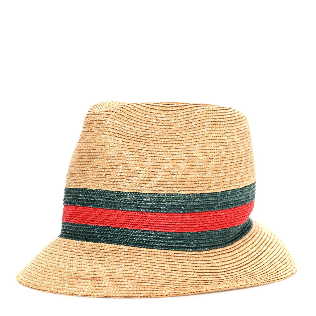 Abaca Straw Web Fedora Hat M