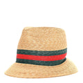 Abaca Straw Web Fedora Hat M