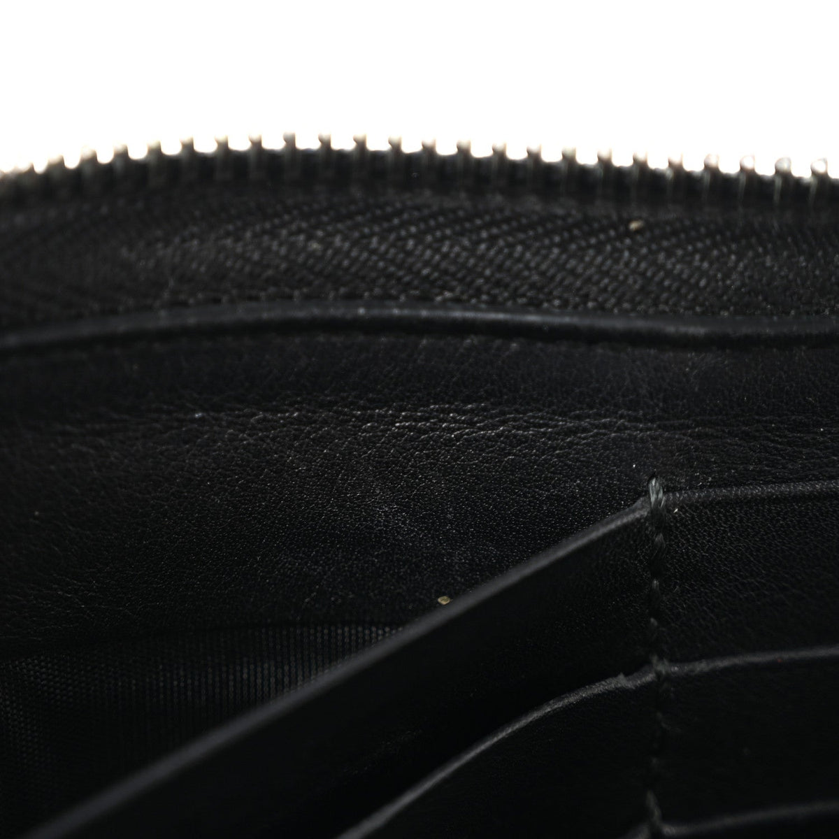 Guccissima Signature Microguccissima Bree Zip Around Wallet Black