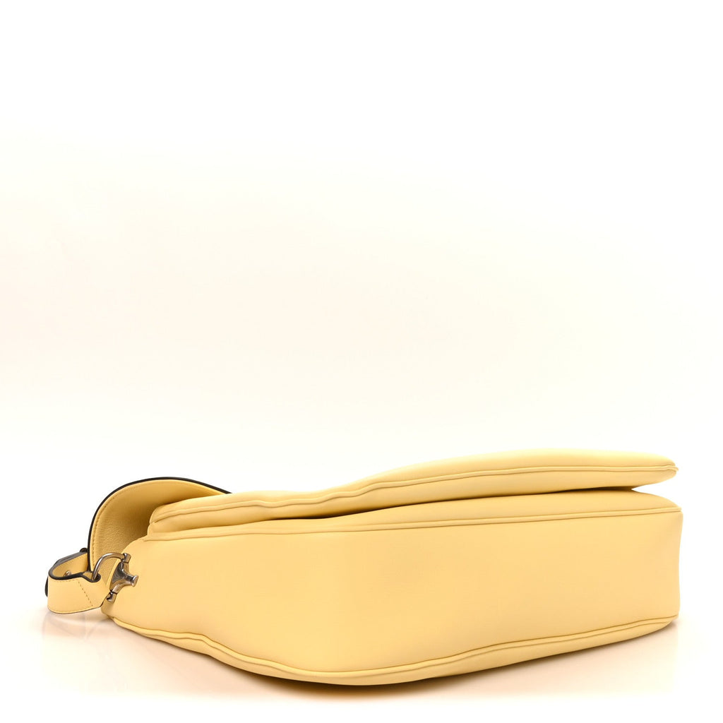 Calfskin Large Aura Horsebit 1955 Shoulder Bag Butter