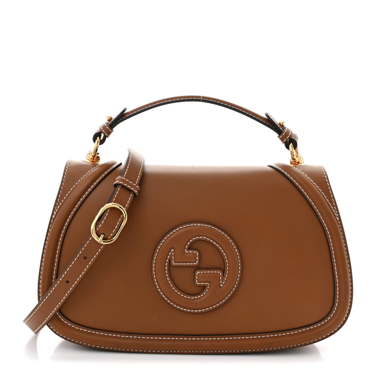 Calfskin Large Blondie Top Handle Flap Bag Sundial