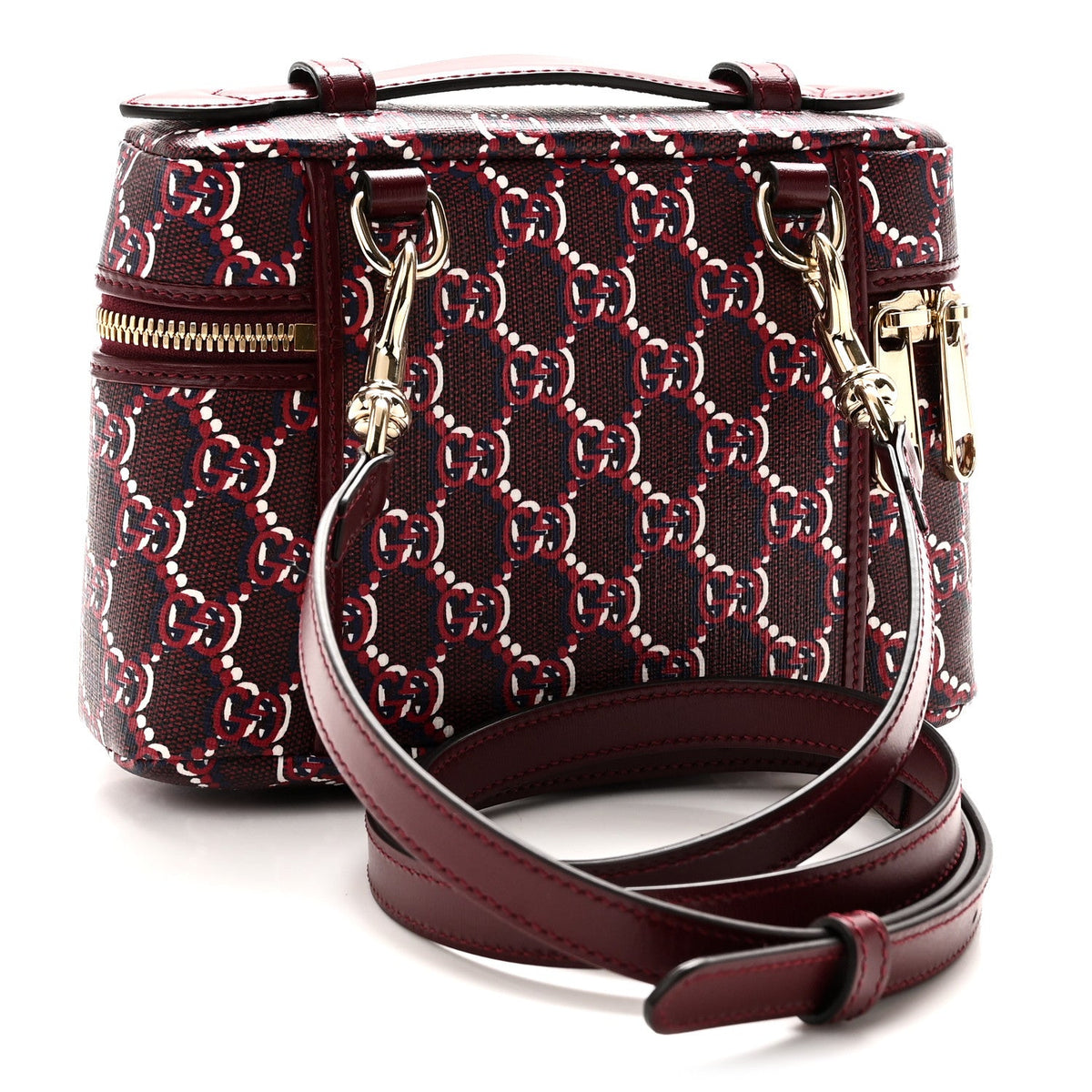 GG Shadow Supreme Canvas Mini Crossbody Bag Rosso Ancora Red