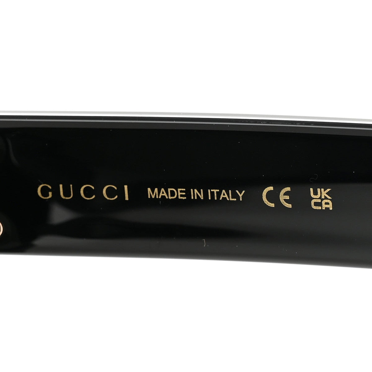 Acetate Square Frame Sunglasses GG1689S Black
