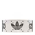 X ADIDAS Sterling Silver Trefoil GG Monogram Band Ring 53 6.5