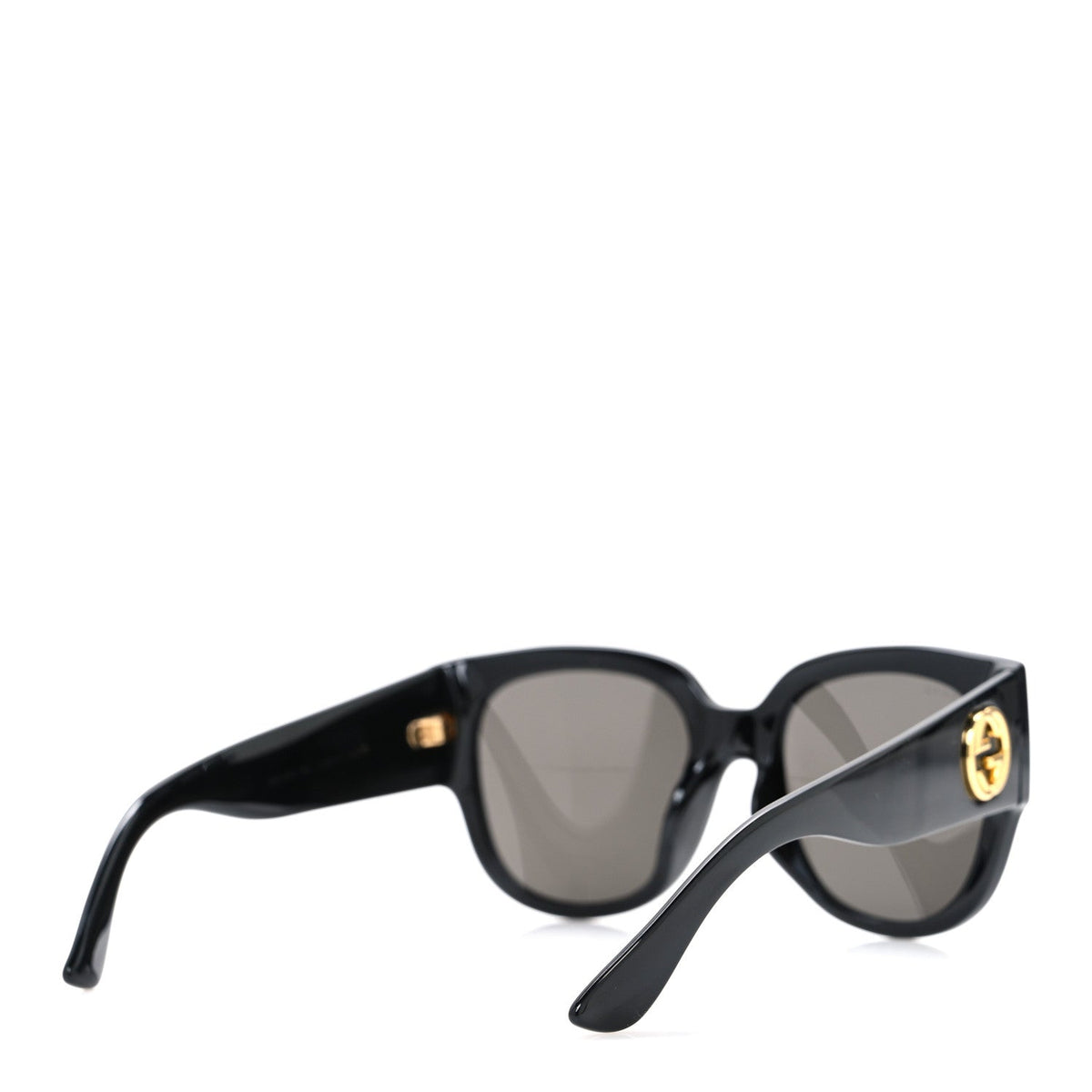 Acetate Square Frame Sunglasses GG0142SA Black