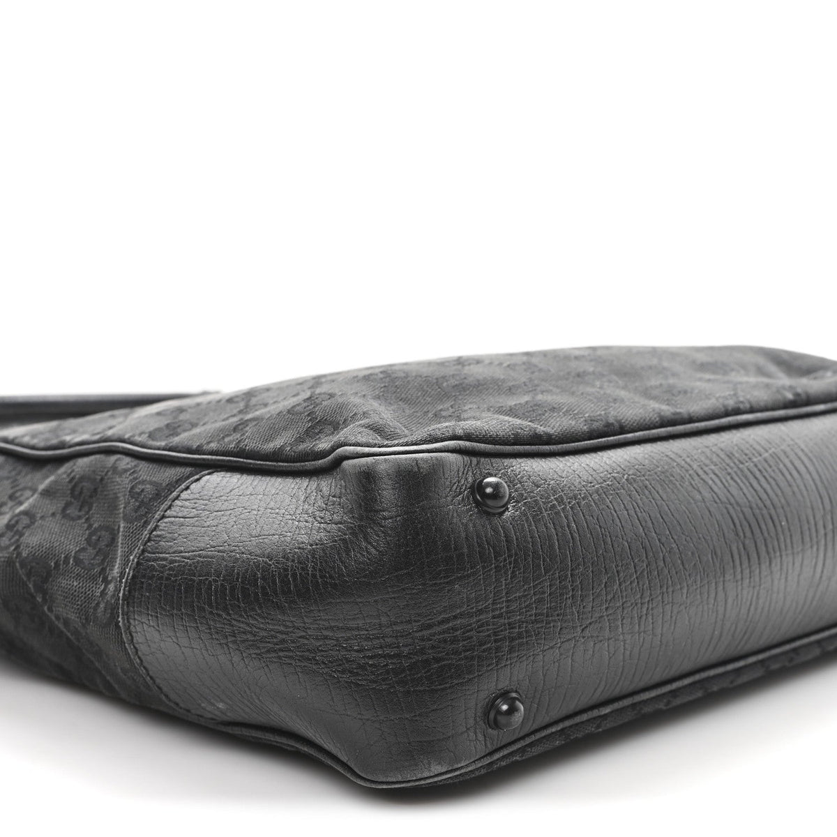 Monogram Bamboo Handle Bag Black