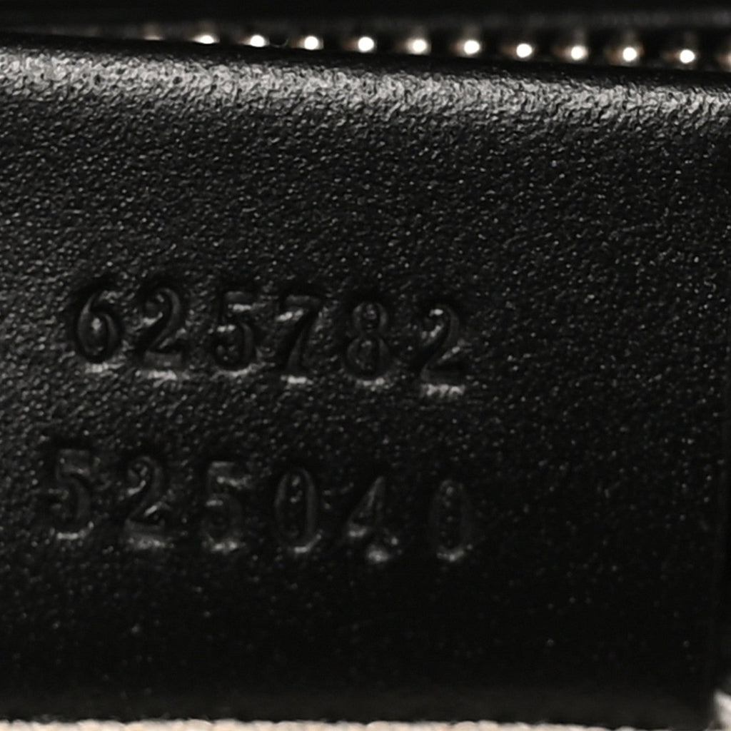 Calfskin GG Tennis Embossed Messenger Bag Black