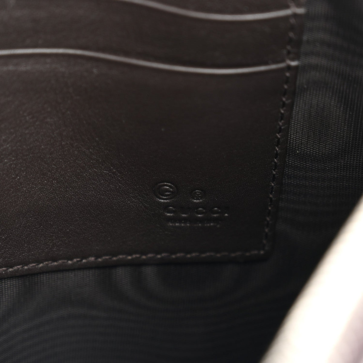Microguccissima Clutch Black