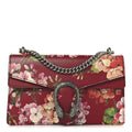 Calfskin Blooms Print Small Dionysus Shoulder Bag Romantic Cherry Multicolor