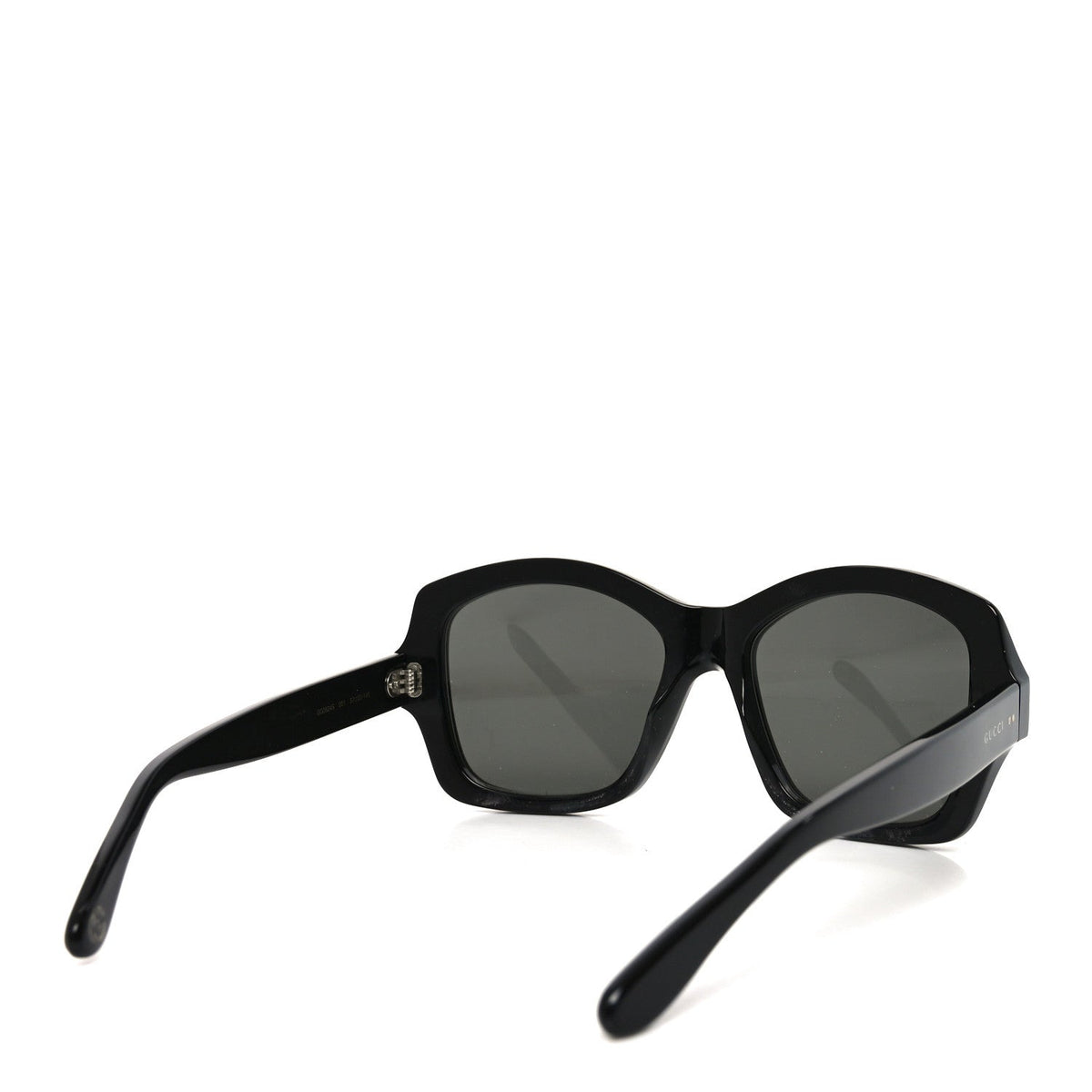 Acetate Rectangle Frame Sunglasses GG0624S Black