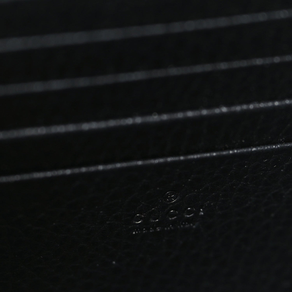 Calfskin Mini Dionysus Chain Wallet Black