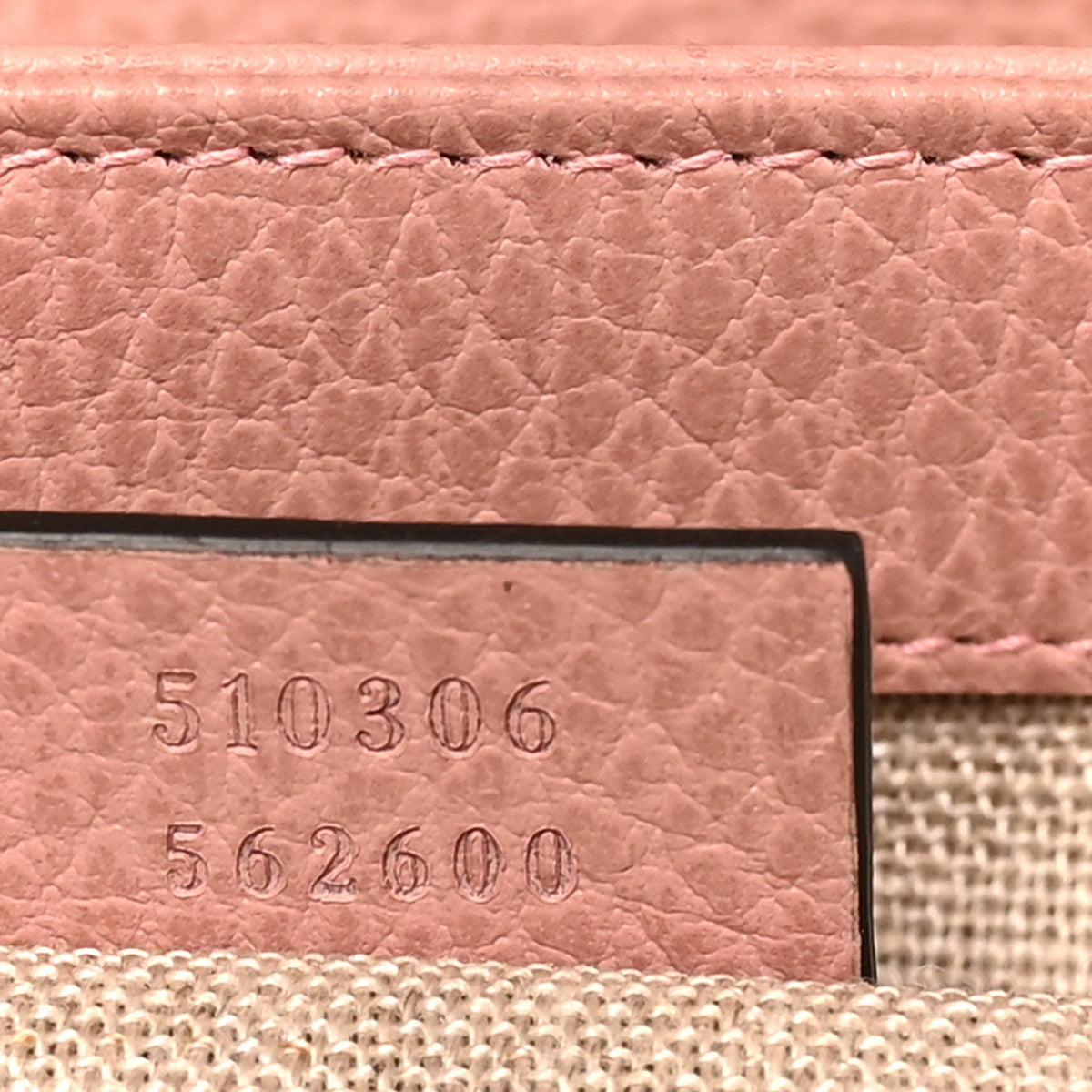 Dollar Calfskin Medium Interlocking G Top Handle Shoulder Bag Soft Pink