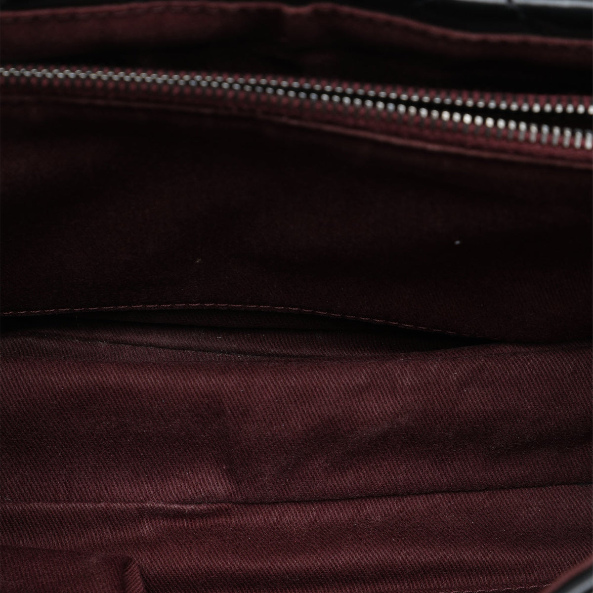Aged Chain Compartment Messenger Bag Quilted Glazed Calfskin Medium