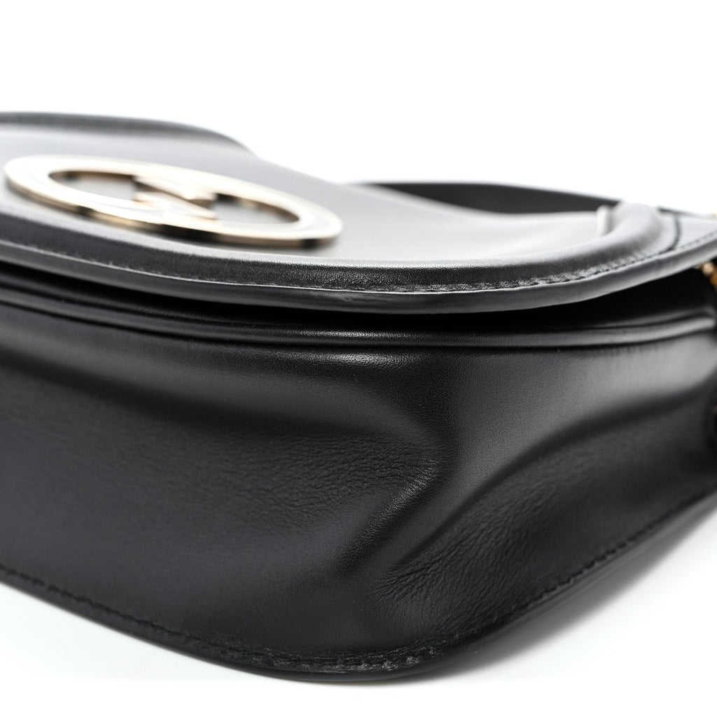 Calfskin Blondie Medium Shoulder Bag Black
