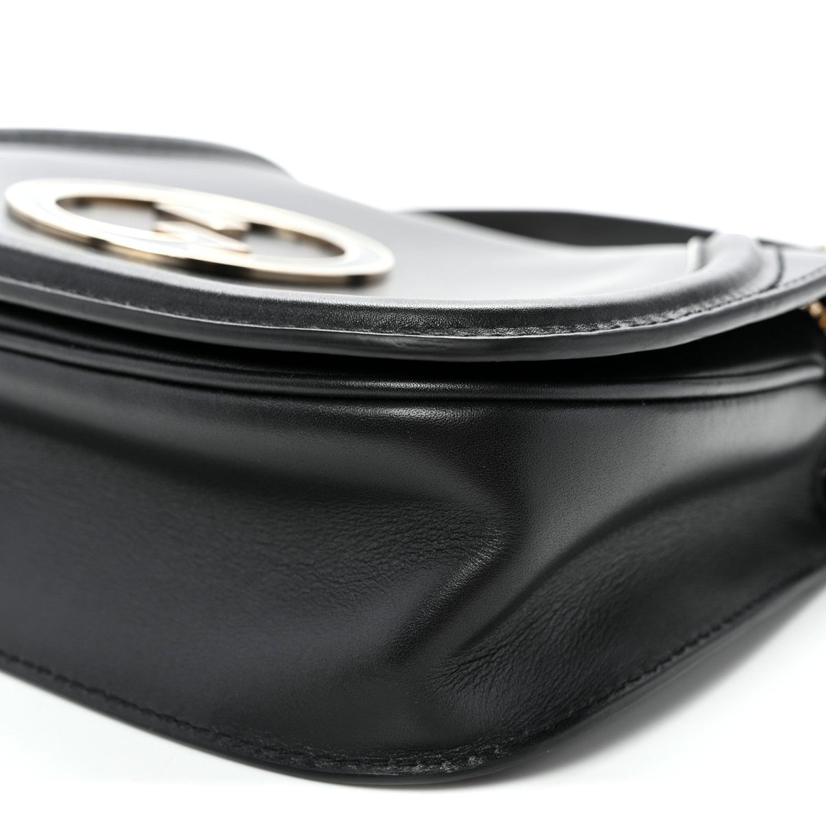 Calfskin Blondie Medium Shoulder Bag Black