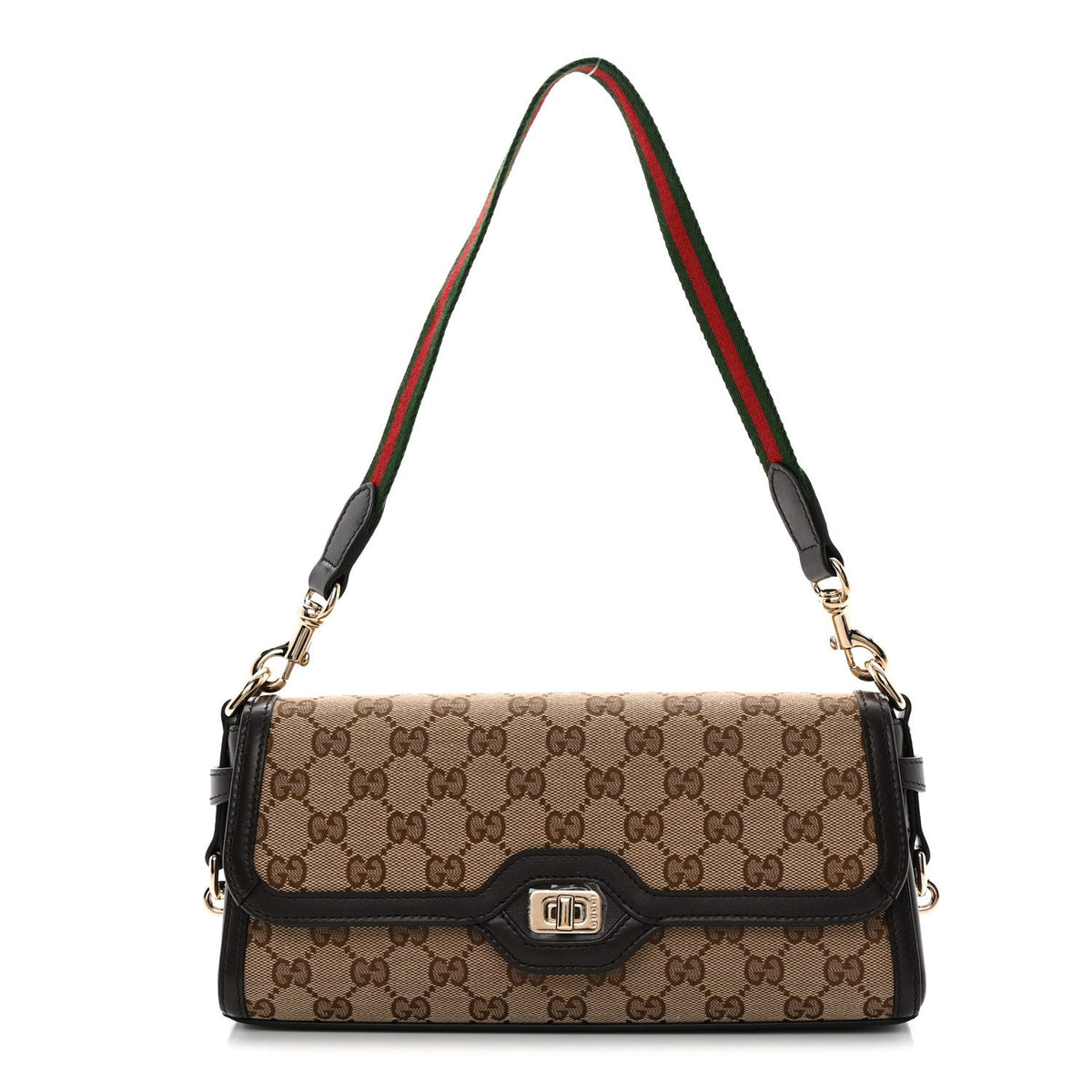 GG Monogram Small Luce Shoulder Bag Beige Ebony