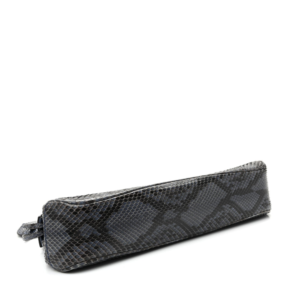 Python Lady Lock Clutch Blue