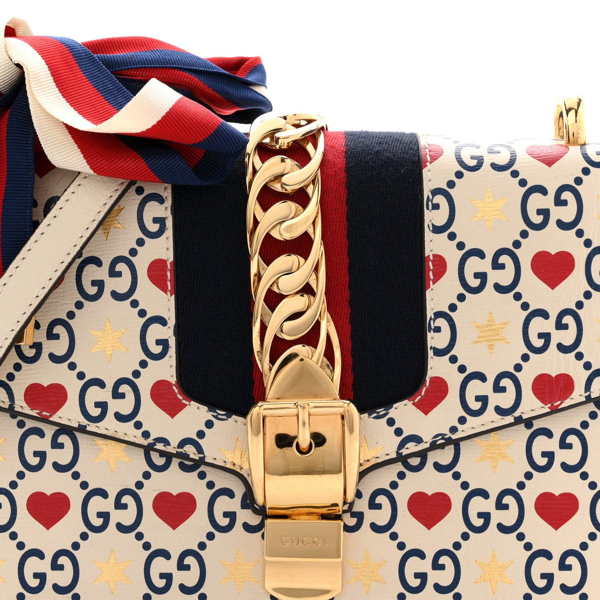 Calfskin Valentine's Day Exclusive Small Sylvie Top Handle Bag Ivory
