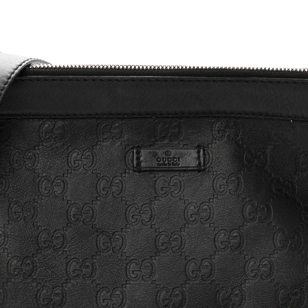 Guccissima GG Messenger Bag Black