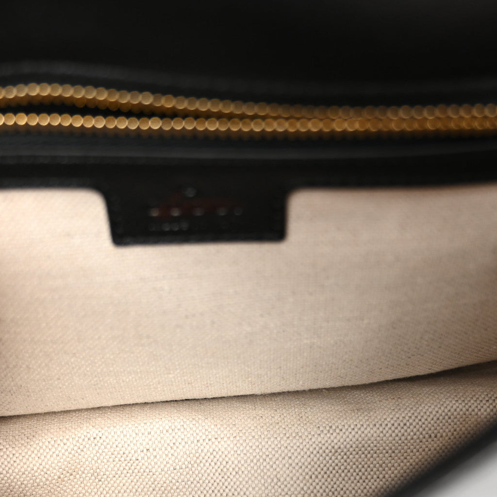 Calfskin Blondie Medium Shoulder Bag Black