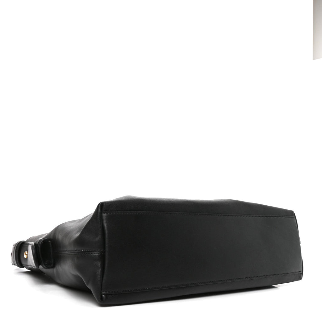 Calfskin Medium Beatrix Tote Black