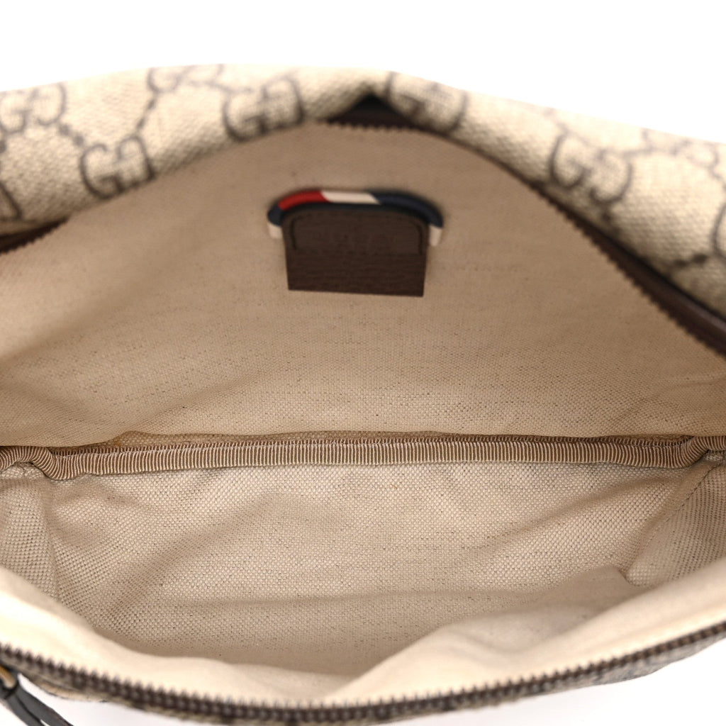 GG Supreme Monogram Courrier Belt Bag Beige New Acero