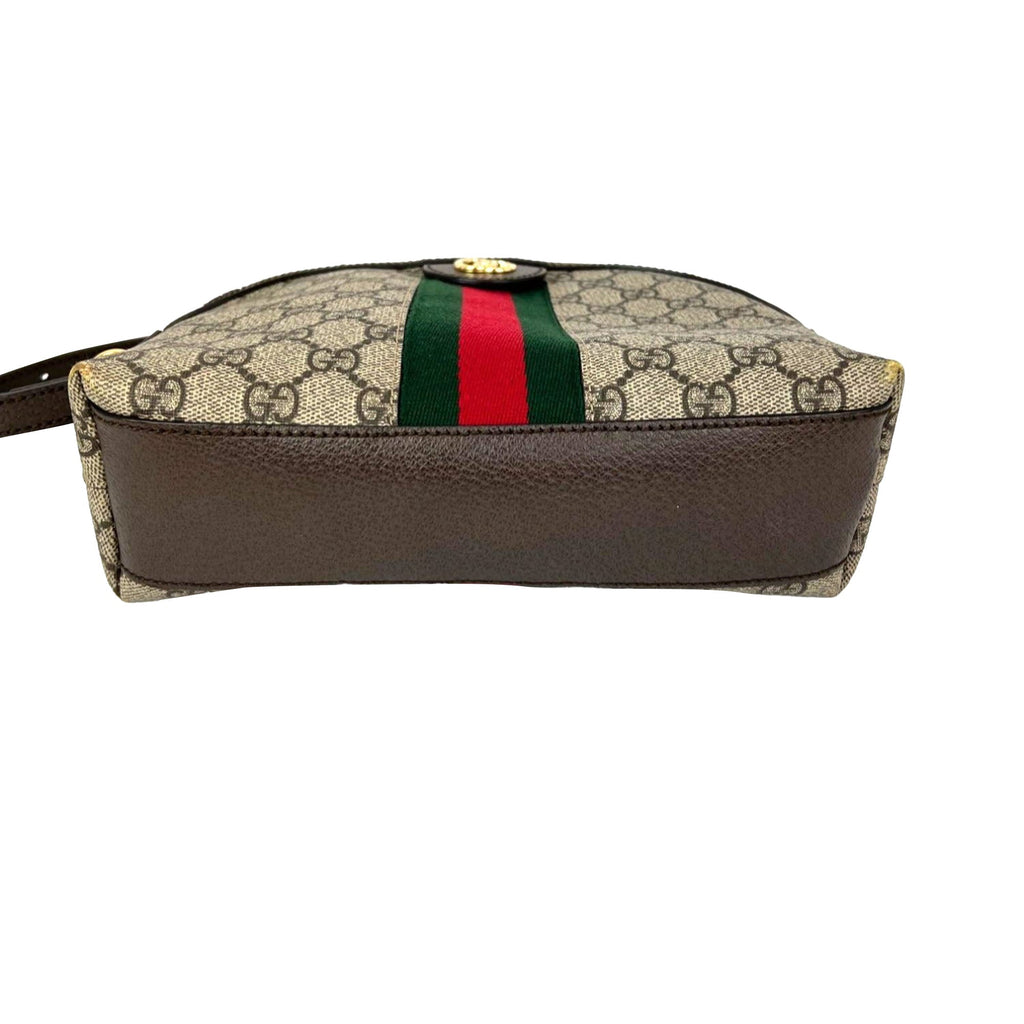 Ophidia Dome Shoulder Bag GG Coated Canvas Small