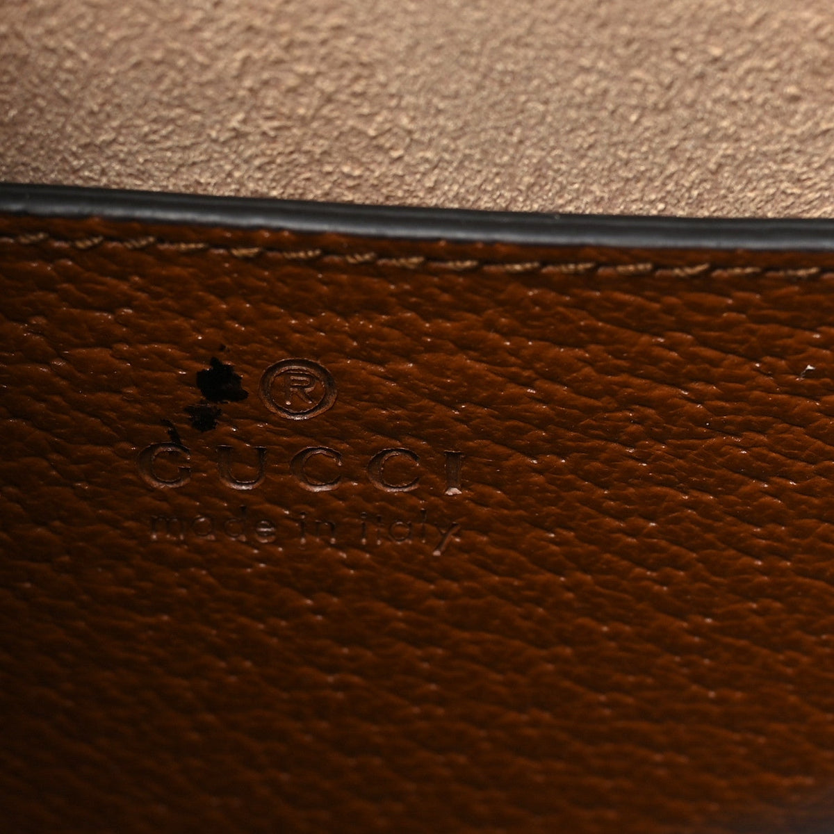 Textured Dollar Calfskin Web Small Diana Tote Bag Cuir Black