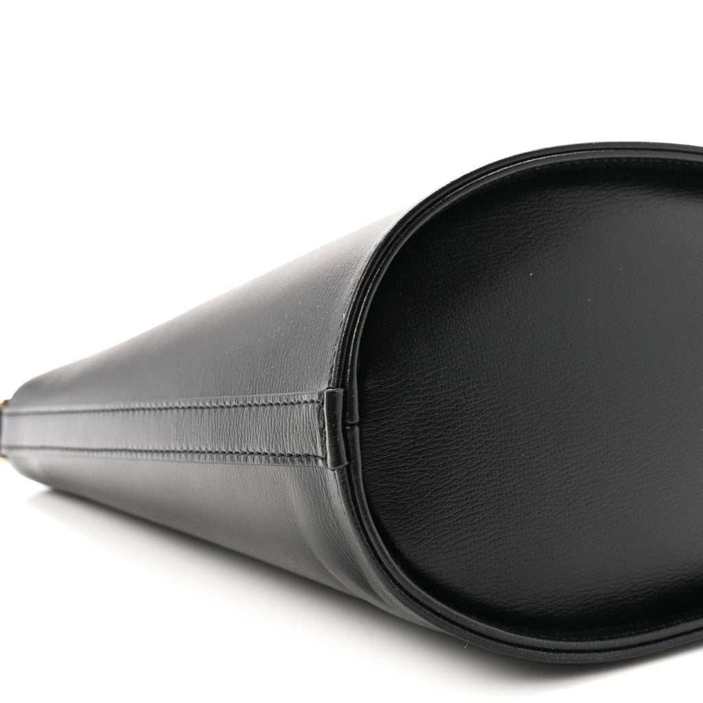 Tritone Calfskin Web Mini Ophidia Bucket Bag Black