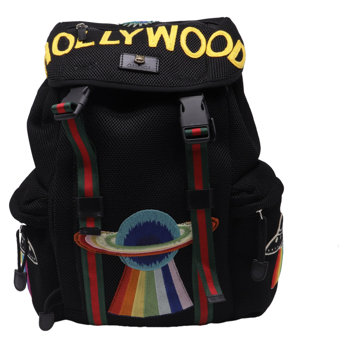 Hollywood Backpack Embroidered Mesh Large