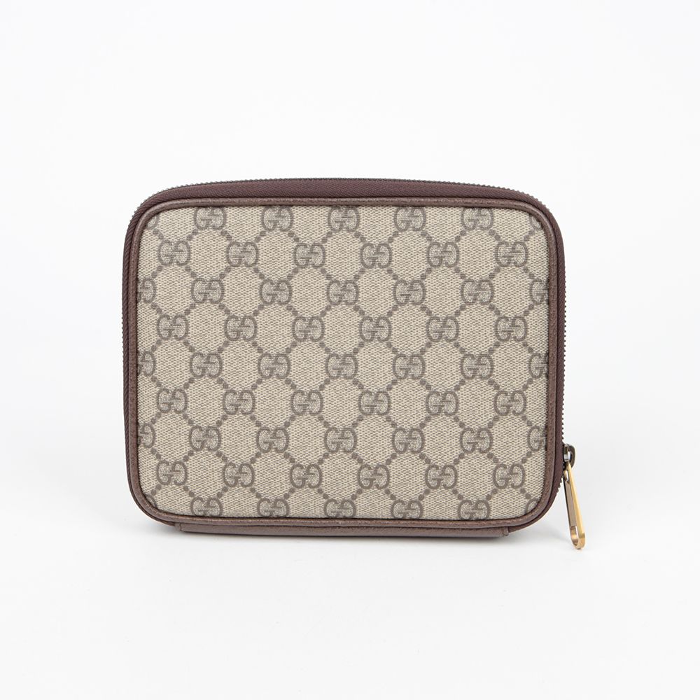 Ophidia Double Zip Crossbody Bag GG Coated Canvas Small