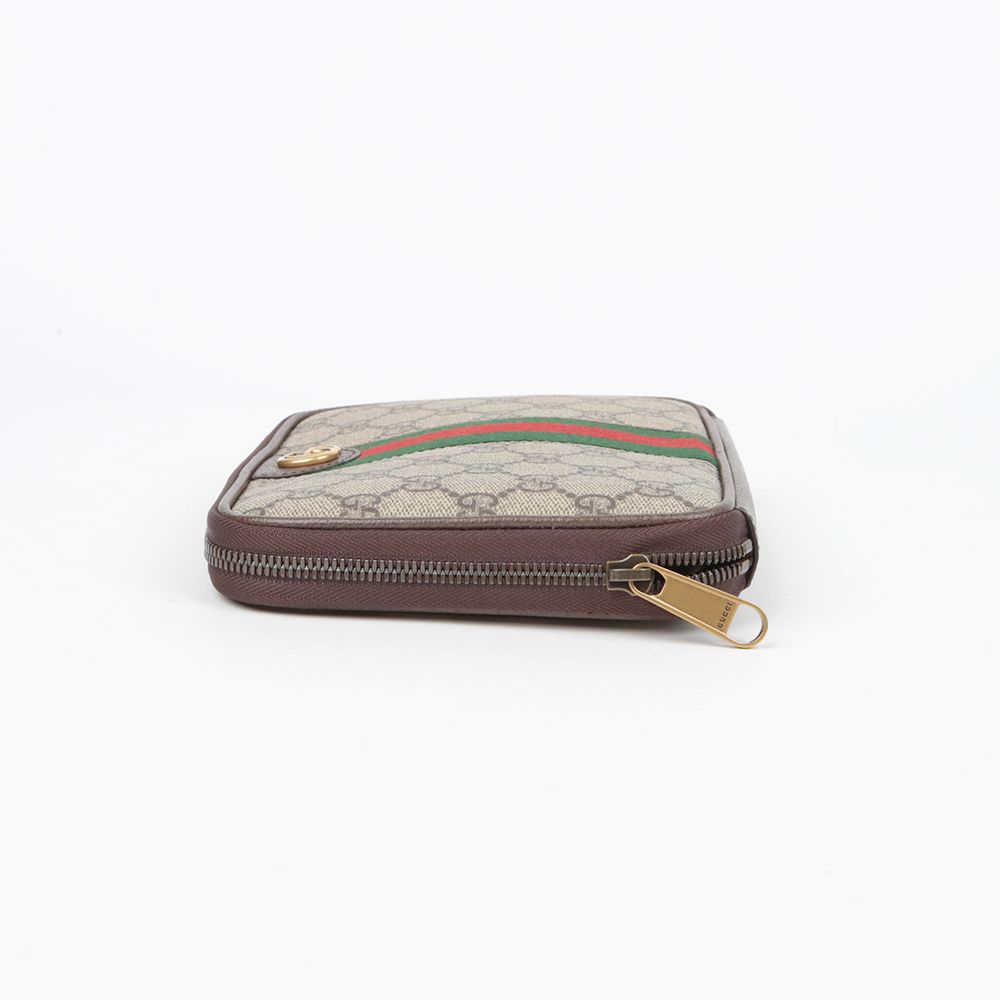 Ophidia Double Zip Crossbody Bag GG Coated Canvas Small