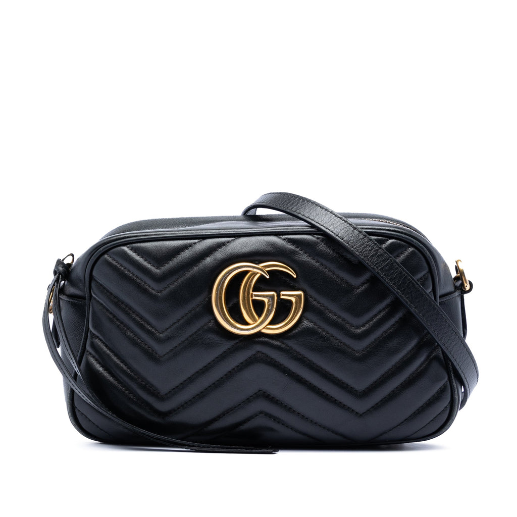 GG Marmont Shoulder Bag Matelasse Leather Small