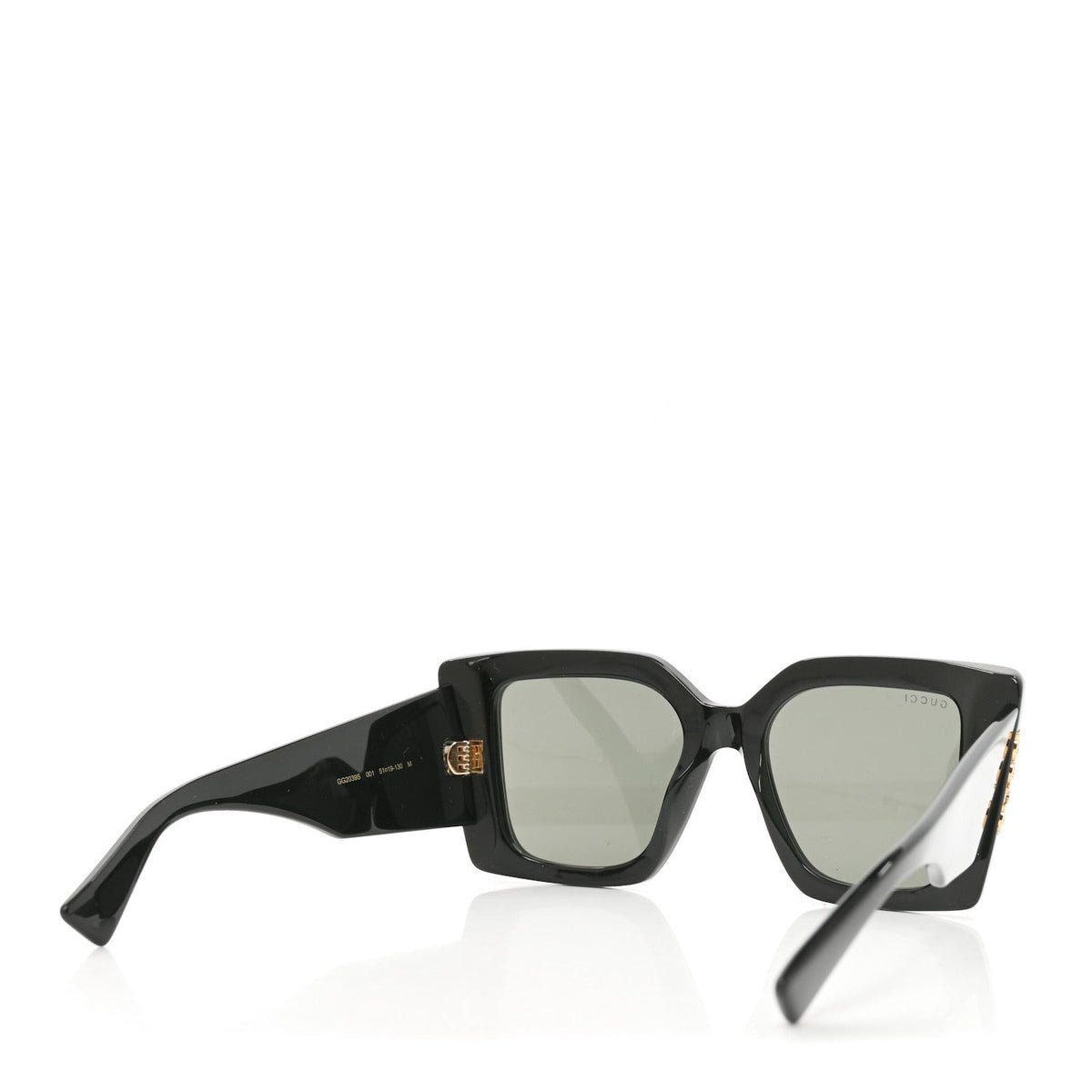 Acetate Square Frame Sunglasses GG2039S Black