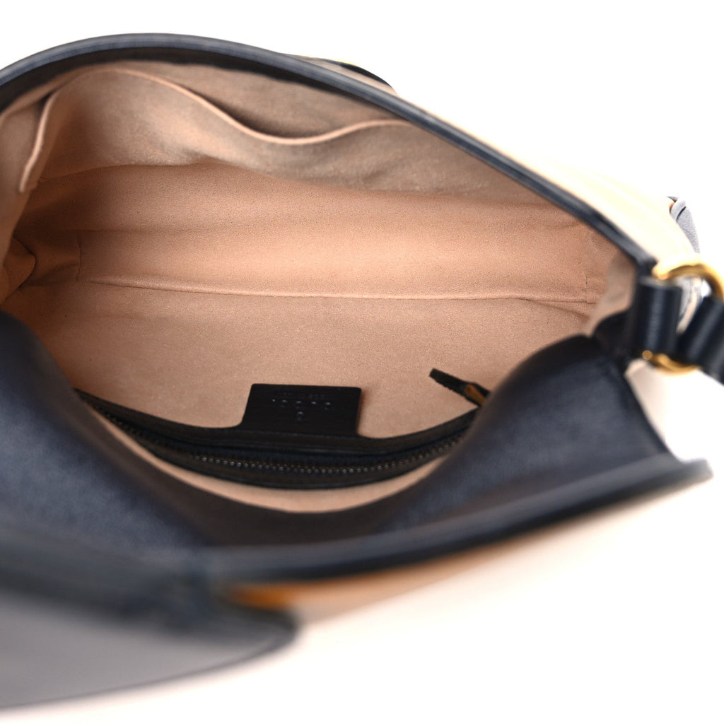New Sakai Calfskin Lux Small Dahlia Messenger Shoulder Bag Yellow Black