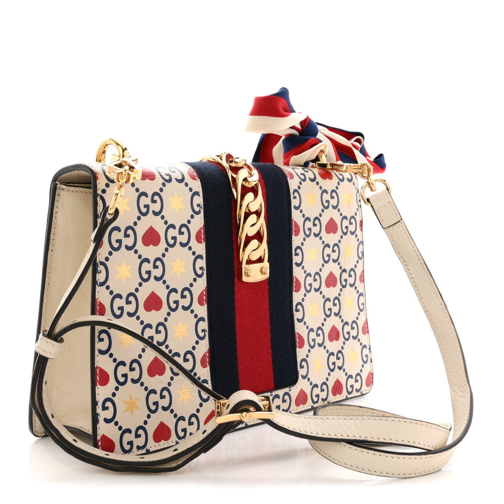 Calfskin Valentine's Day Exclusive Small Sylvie Top Handle Bag Ivory