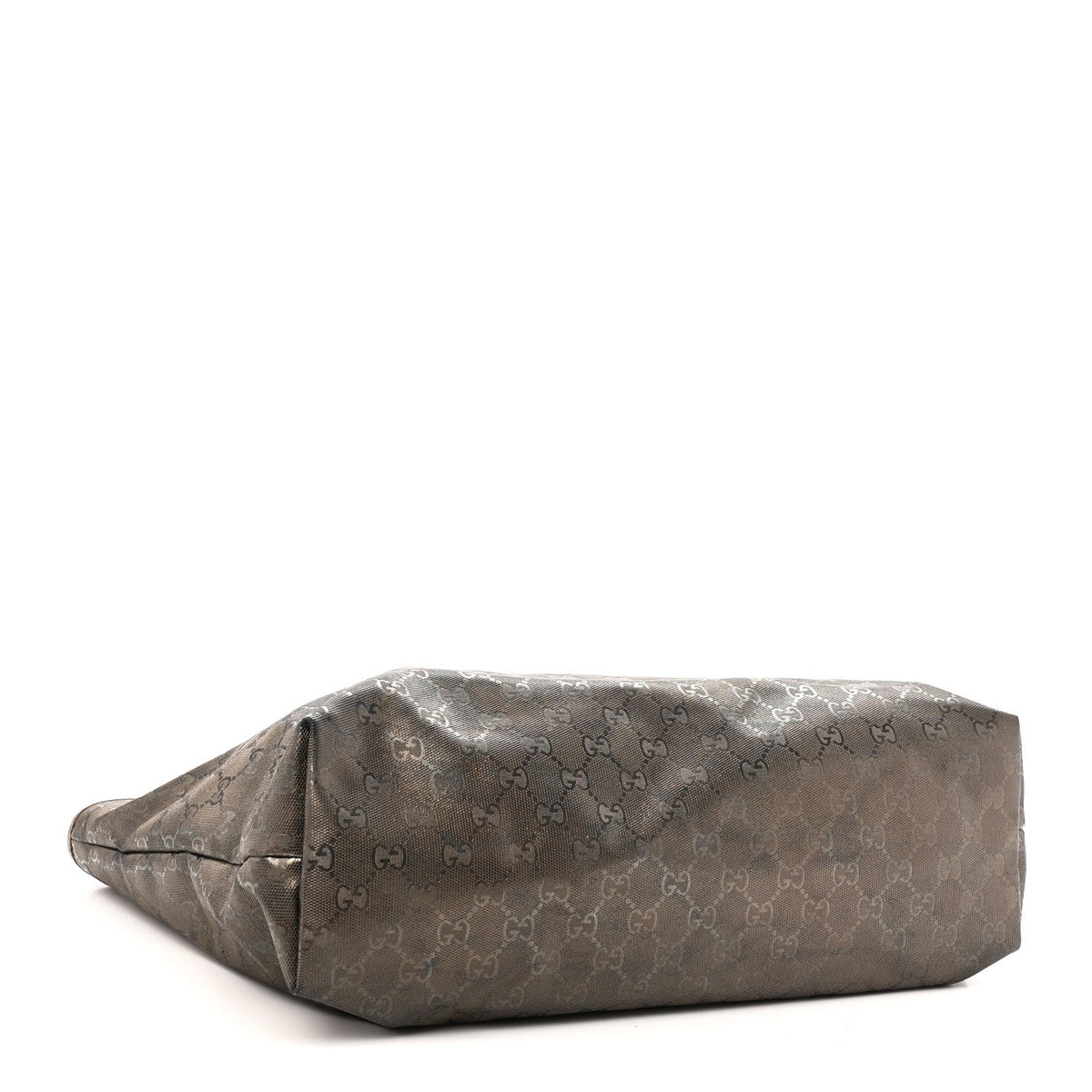 Imprime Monogram Medium Zippered Shopping Tote Pewter