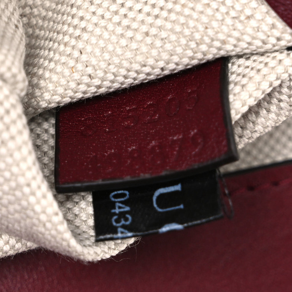 Arabella Calfskin Horsebit 1955 Soft Small Shoulder Bag Rosso Ancora